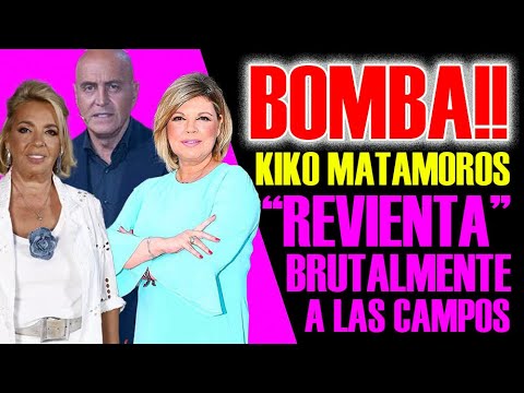 ¡Kiko Matamoros DESTROZA a Terelu y Carmen! Su REACCIÓN MÁS CONTUNDENTE.