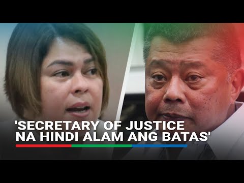 VP Sara Duterte, may patutsada kay Justice Secretary Remulla