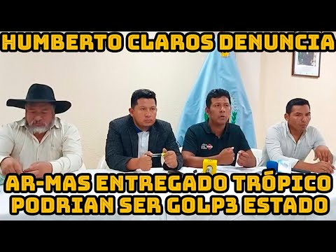 HUMBERTO CLAROS PIDE EXPLICAR CON QUE DINERO COMPRO ARM4S QUE ENTREGO EN TRÓPICO DE COCHABAMBA..