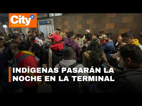 Indígenas Emberá deciden no regresar a Chocó tras reunión con el Ministerio del Interior | CityTv