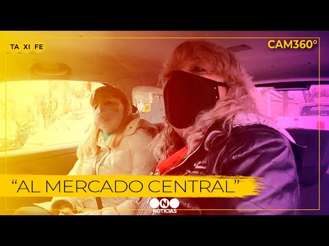 ROBERTO FUNES UGARTE, ROSA y FABIANA de COMPRAS en el MERCADO CENTRAL - Taxife