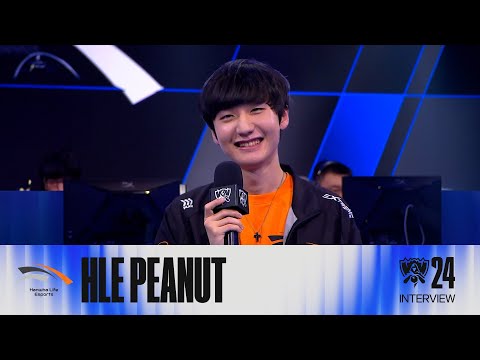 HLE Peanut 인터뷰 | 10.04 | 2024 월드 챔피언십