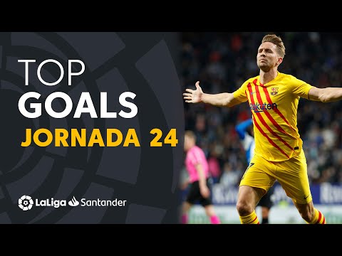 Todos los goles de la Jornada 24 de LaLiga Santander 2021/2022