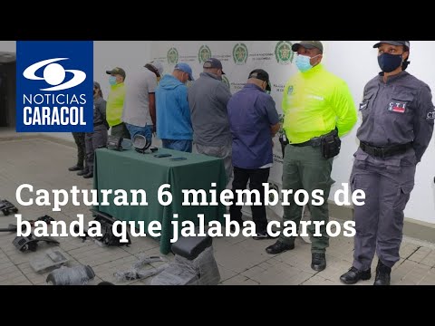 Capturan 6 miembros de banda que jalaba carros: entre todos suman 12 antecedentes penales