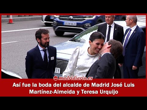 Así fue la boda del alcalde de Madrid, José Luis Martínez-Almeida, y Teresa Urquijo