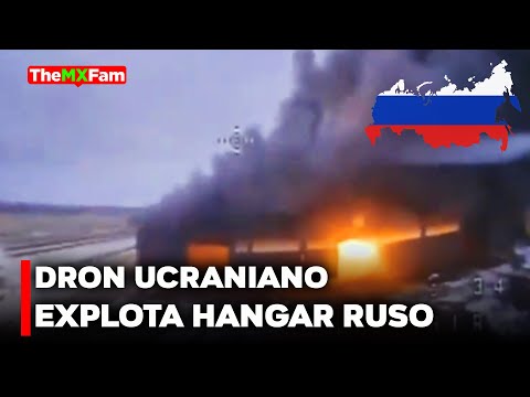Así Explota un Hangar Ruso Blindado: Ataque de Dron Ucraniano | TheMXFam