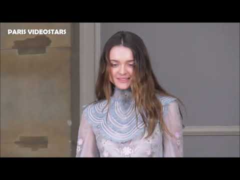 Charlotte Lawrence @ Paris Fashion Week 29 january 2025 show Valentino