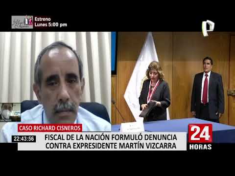 Fiscal de la Nación denunció a Martín Vizcarra por caso ‘Richard Swing’