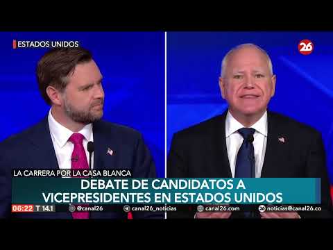 EEUU | Vance y Walz cara a cara en el debate de los vicepresidentes