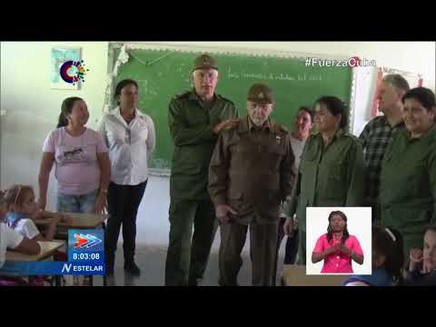 Presidente de Cuba chequea acciones de recuperación en Artemisa