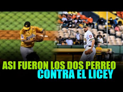 Asi Fueron Los 2 Perreo Del Pitcher  De Aguilas Vs El LICEY