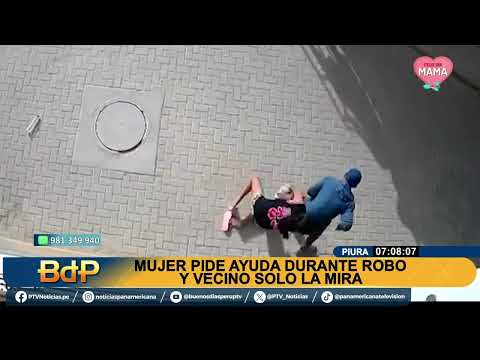 OFF Mujer es asaltada violentamente en calle de Piura
