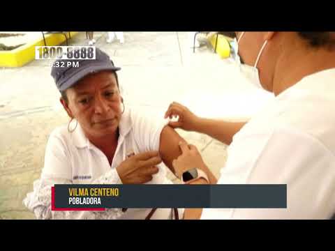 Nicaragua: Familias de Estelí, Masaya y Nandaime asisten a jornada de vacunación contra la influenza