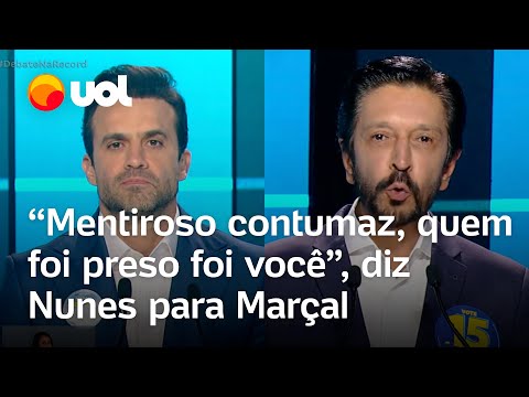 Debate Record: Marçal faz pergunta sobre máfia das creches a Nunes, que rebate: ‘Mentiroso contumaz'