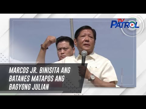 Marcos Jr. binisita ang Batanes matapos ang bagyong Julian