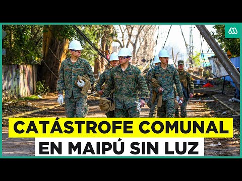 Crisis en Maipú: Familias una semana sin lun en catástrofe comunal