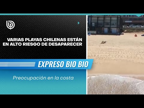 Preocupación en la costa: varias playas chilenas están en alto riesgo de desaparecer