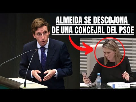 Martínez-Almeida se descojona de una concejal del PSOE cuando le pregunta qué haría sin Sánchez
