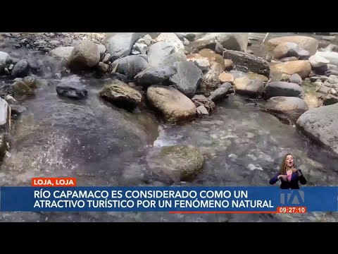 El río Capamaco en Loja es un atractivo turístico para este cantón
