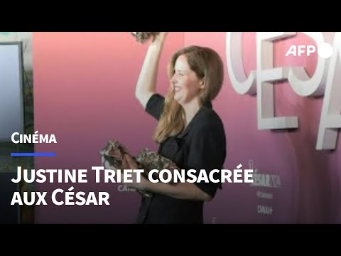 Grande gagnante des César, Justine Triet rend hommage à toutes les femmes | AFP