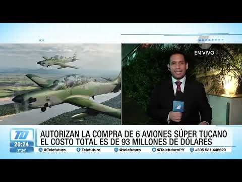 Autorizan la compra 6 aviones Súper Tucano