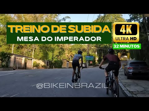 UpHill da Rua Jardim Botânico até a Mesa do Imperador RJ Brasil Treino 32 Minutos @bikeinbrazil 4k