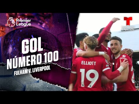 Diogo Jota hace su gol 100 en Premier – Fulham v. Liverpool | Premier League | Telemundo Deportes