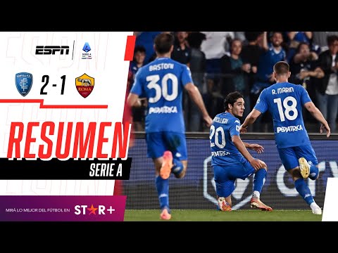 ¡AGÓNICA VICTORIA AZZURRI ANTE LA LOBA PARA ASEGURAR LA PERMANENCIA! | Empoli 2-1 Roma | RESUMEN