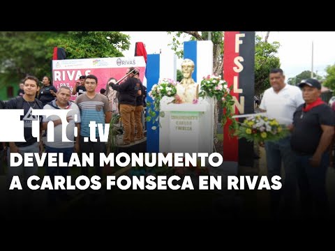 Avenida de la Revolución en Rivas estrena monumento de Carlos Fonseca