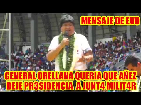 EVO MORALES NARRA DETALLES COMO FUE QUE SALIÓ DE BOLIVIA DUR4NTE EL GOLP3 DE EST4DO..