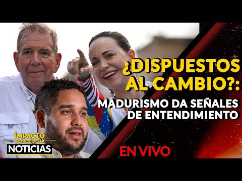 ¿DISPUESTOS AL CAMBIO? Madurismo da señales de entendimiento