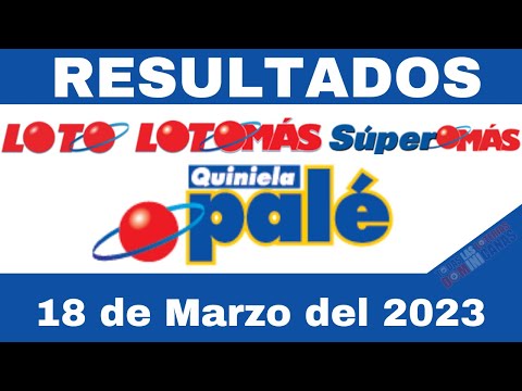 Lotería Quiniela Pale leidsa Resultados de hoy 18 de Marzo del  2023 #LoteriaQuinielaPale