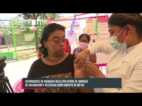 Exitosa jornada: Managua cumple metas de vacunación - Nicaragua