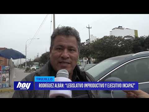 Rodríguez Albán: “Legislativo improductivo y Ejecutivo incapaz”