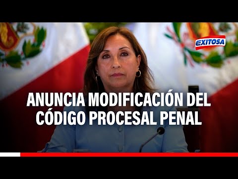 Dina Boluarte anuncia modificación del código procesal penal y cadena perpetua para violadores