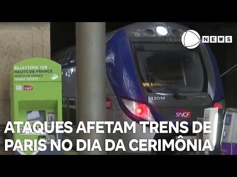 Ataques afetam trens de Paris no dia da cerimônia de abertura das Olimpíadas