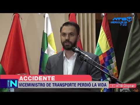 El Viceministro de Transporte perdió la vida en un accidente de tránsito