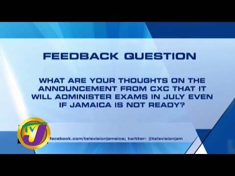 TVJ News: Feedback Question - May 15 2020