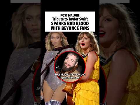 #PostMalone's IG tribute to #TaylorSwift caused a social media war between #Swifties & the #Beyhive