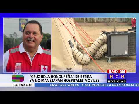 Cruz Roja Hondureña desiste de manejar hospitales móviles