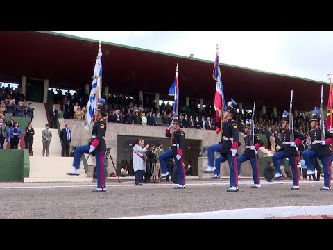 Imágenes del presidente Lacalle Pou en conmemoración del Día del Ejército Nacional