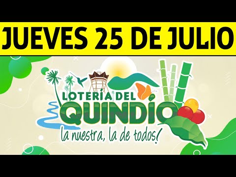 Resultados Lotería del QUINDÍO del Jueves 25 de Julio 2024  PREMIO MAYOR