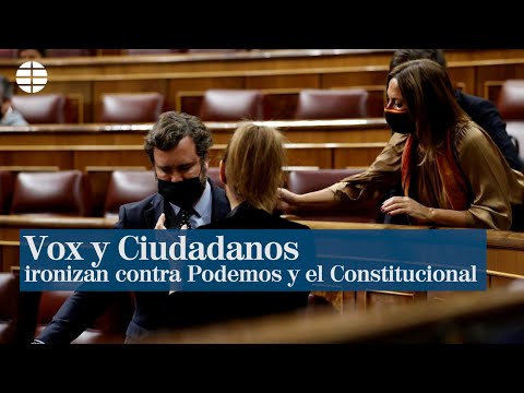 Vox y Ciudadanos aplauden a un diputado de Podemos que ha roto la disciplina de voto