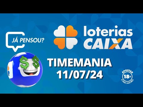 Resultado da Timemania - Concurso nº 2116 - 11/07/2024