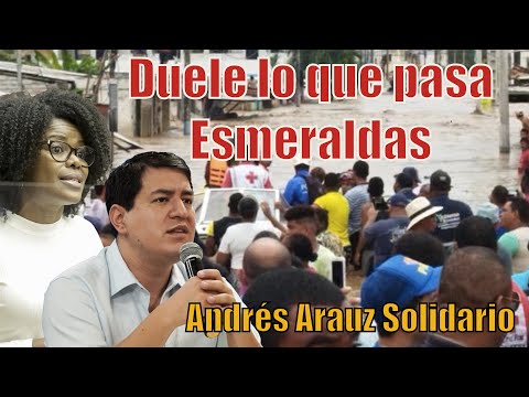 Andres Arauz: Duele lo que pasa en Esmeraldas