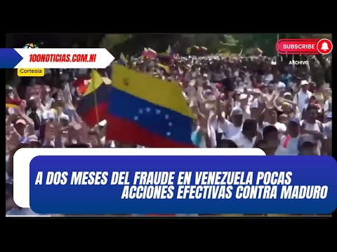 A dos meses Maduro tiene diezmada a la oposicion interna con miles de presos y clandestinaje forzado