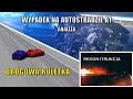Rekonstrukcja wypadku na autostradzie A1 - BMW oraz KIA