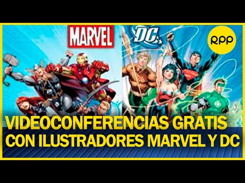 Ilustradores de Marvel y DC Comics dictarán videoconferencias gratuitas