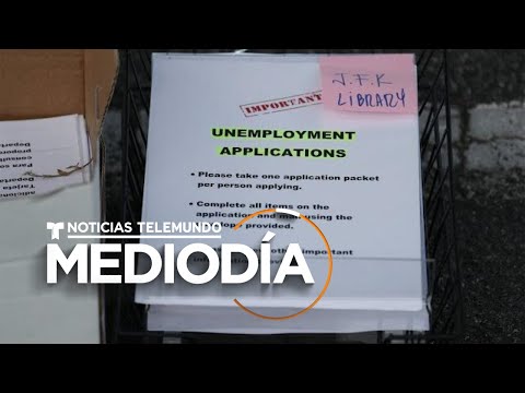 Estados Unidos sumó 2.4 millones de solicitudes de desempleo durante la última semana | Telemundo