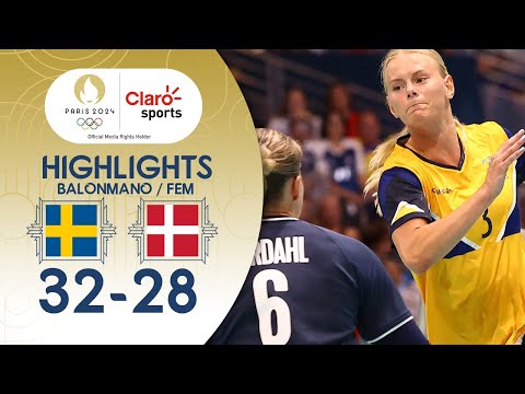 Suecia [32-28] Noruega: Balonmano | Ronda preliminar, femenil #Paris2024 | Highlights